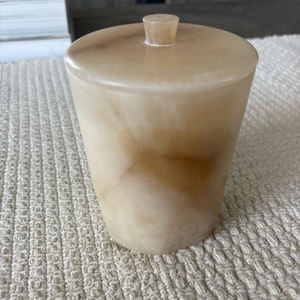 Pot à bonbons en sel rose de l'Himalaya, fait à la main, écologique, récipient de rangement, pot à bonbons en sel rose de l'Himalaya, pot décoratif de qualité supérieure - Product Image 2