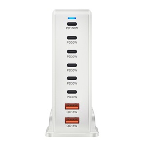 Estación de Carga USB para Múltiples Dispositivos, Universal, para Escritorio, para <span class=keywords><strong>Mac</strong></span> Book, para iPad, para Viajes, Negra, para <span class=keywords><strong>iPhone</strong></span>, <span class=keywords><strong>Cargador</strong></span> Multipuerto Gan de 268 W - Product Image 6