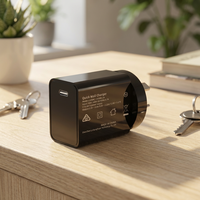 Chargeur mural USB-C 20W Shenzhen Lvxiangyuan, prise AU, adaptateur de voyage rapide, certifié SAA, respectueux de l'environnement, pour iPad Android