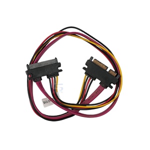 Câble de Rallonge Combo SATA 22 Broches (7+15) Mâle-Femelle <span class=keywords><strong>pour</strong></span> <span class=keywords><strong>Disque</strong></span> <span class=keywords><strong>Dur</strong></span> HDD SSD, Faisceau de Câblage <span class=keywords><strong>pour</strong></span> PC Industriel et TPV - Product Image 1