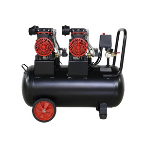 Pistola de Pintura de 220V y 50 Litros, <span class=keywords><strong>Compresor</strong></span> de Aire Portátil, Silencioso, Sin Aceite, con Alimentación de CA y Refrigeración por Aire - Product Image 3
