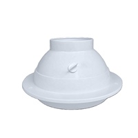 Ventilation d'ingénierie ABS pour cuisine : Entrée et sortie d'air frais sphériques, réglables, anti-poussière, anti-humidité et respirantes