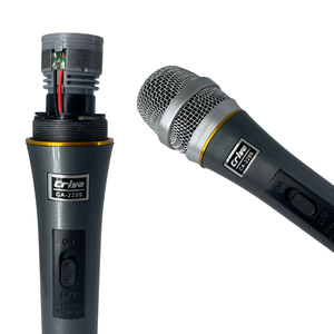 SHUPU Professionelles <span class=keywords><strong>CA</strong></span>-2209 Dynamisches Kardioid-Mikrofon, tragbar, leicht, robust, aus schwarzem Kunststoff, Handmikrofon mit 4 m Kabel und XLR-Anschluss - Product Image 5