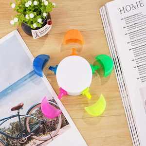 Marcadores Personalizados con Forma de Pétalos - Bolígrafos Fluorescentes 5 en 1 con Forma de Flor, Colores Surtidos para la Escuela, Oficina y Material Estético - Product Image 5