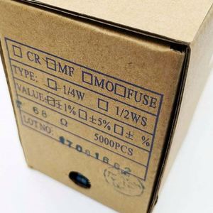 Factory Direct MF1/4W-68ohm1% T52 1/4W Resistors Metal Film Resistors 68ohm 1% 1/4W - Product Image 1