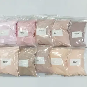 Embalagem do saco Branco Acrílico Pó Acrílico Nu Pó Rosa Cores OEM Seu Logotipo