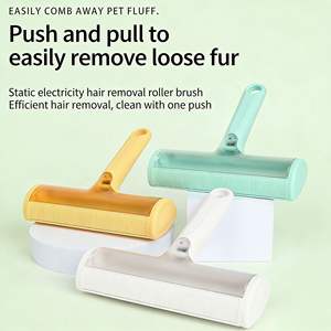 Rouleau Brosse Pliable en Caoutchouc <span class=keywords><strong>Anti</strong></span>-Statique pour Éliminer les Poils d'Animaux, Idéal pour Plusieurs Animaux Domestiques et le Nettoyage des Meubles à la Maison - Product Image 3