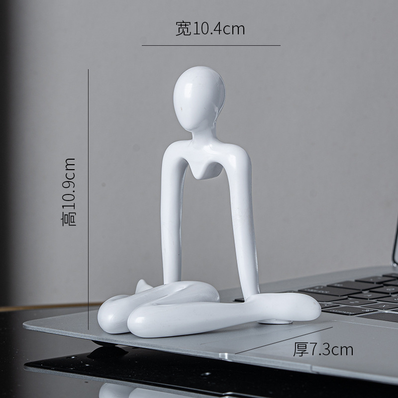 Figure abstraite une section blanche