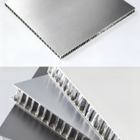 Panneau sandwich en aluminium alvéolaire courbé, ignifuge, design moderne, écologique, garantie 5 ans+, pour façade de bâtiment et mur rideau