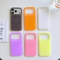 Coque de téléphone BAILI Factory Jelly Ice Cream Translucent Fine-ring Magnetic Pattern Anti-drop protection pour iPhone 12 Pro 15 16Plus