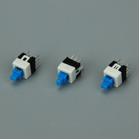Interruttore a Perno KAN-W5.8/W7 in Plastica ABS/PC per Torcia Elettronica, Testa Quadrata Piccola, Grado di Protezione IP50, per Elettrodomestici