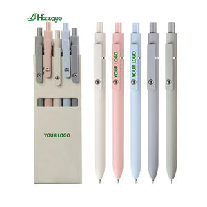 कस्टम लोगो यूनिसेक्स 0.5cs कम गुरुत्वाकर्षण जेल पेन मोर्ंडी विंटेज नीले रंग क्लिक एक्शन उच्च मूल्य कार्यालय उपहार उपयोग प्लास्टिक बनाया गया - Product Image 1