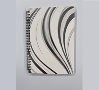 Carnet à spirale A5 avec couverture personnalisable, carnet à feuilles mobiles pour étudiants, bureau, entreprise, cadeau d'affaires, impression couleur, vente en gros