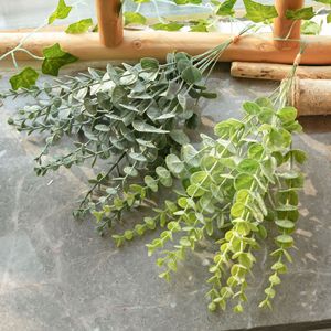 Bouquet d'eucalyptus CallaFloral, fleurs artificielles vertes, vert café clair, décoration intérieure en plastique MW85503 - Product Image 2