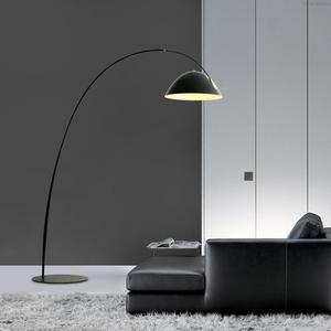 Lámpara de Pie Grande de Estilo Nórdico Moderno con Pantalla Amarilla, Base E27, Fuente de Luz LED, Altura Ajustable para Sala de Estar u Hotel - Product Image 2