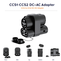 Adaptateur CCS1 vers CCS2 certifié CE KHONS, état neuf, 1000VDC/240V AC DC+AC, courant nominal 250A DC 32A AC