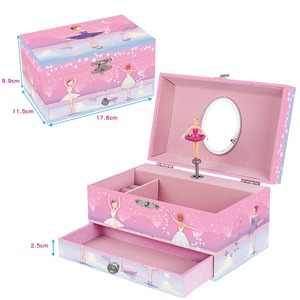 Caja Musical Rectangular con Cajones <span class=keywords><strong>de</strong></span> <span class=keywords><strong>Ballet</strong></span> Jakos, Muñeca Bailarina para Niña, Decoración del Hogar, Regalo, Almacenamiento <span class=keywords><strong>de</strong></span> Fábrica, Música Festiva - Product Image 2