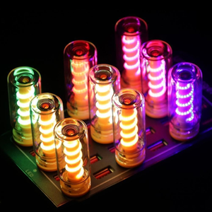 Lampe <span class=keywords><strong>de</strong></span> nuit USB spirale moderne, interrupteur tactile, lumière d'ambiance RVB à 7 couleurs changeantes pour la décoration <span class=keywords><strong>de</strong></span> chevet - Product Image 1