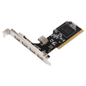 5-Port USB 2.0 zu PCI Konverter NE C/D720101 4-Port Externer USB 2.0 + 1-Port Interner USB 2.0 Erweiterungskarte Zusatzkarte - Product Image 1