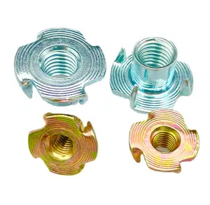 DIN 1624 China Supplier Stainless Carbon Steel Aluminium Alloy Zinc Plated Tee Nuts