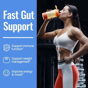 Probiótico en Polvo de la Mejor Calidad, Sabor Limón, Suplemento Dietético, Apoya la Función Digestiva y Aumenta los Niveles de Energía para el Uso Diario - Product Image 4
