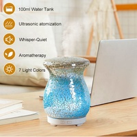 Konka — diffuseur d'huiles essentielles, Art de la mosaïque, ultrasonique en verre, pour aromathérapie, 100ml, vente en gros