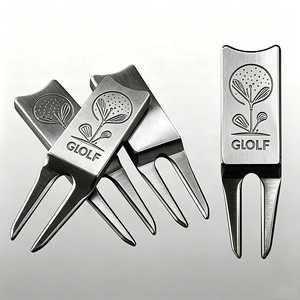 Herramienta de Golf Personalizada 2 en 1 con Marcador de Bola Magnético de Aleación de Zinc, Regalo Personalizado para Club de Golf - Product Image 3