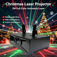 Luz Láser de 2W con Control Bluetooth, Animación DMX512, Activación por Sonido, RGB, Proyector para Discoteca, DJ, KTV, Fiestas de Navidad, Clubes y Espectáculos
