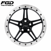 Jantes forgées sur mesure de 17, 18 et 20 pouces pour la course de dragster, avec système Beadlock, 5x114.3 5x120, en alliage forgé pour Dodge