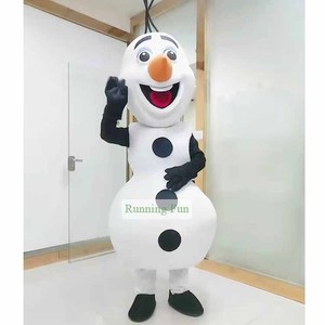 Qiman CE divertido muñeco <span class=keywords><strong>de</strong></span> nieve personaje dibujos animados <span class=keywords><strong>Olaf</strong></span> mascota disfraz certificado CE para la venta - Product Image 5