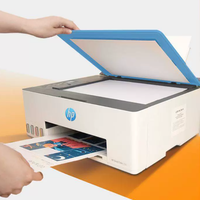 Kartrid Tinta Warna Tank 595 untuk Printer/Scanner/Copier All-in-One Nirkabel, Sistem Suplai Tinta Berkelanjutan, Koneksi Mobile, Penggunaan Rumah/Kantor