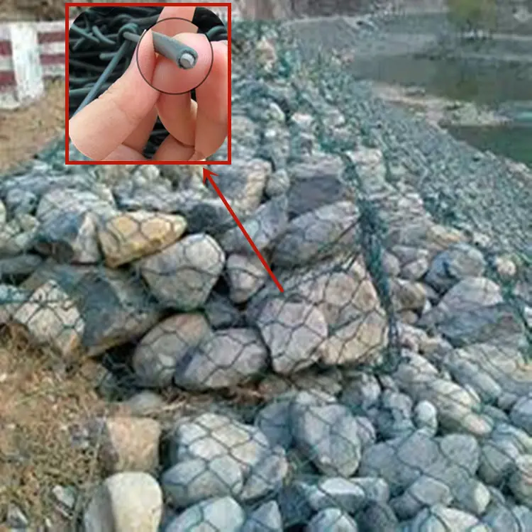 Gabion 메시를 위한 80x100 gabion 메시 돌 감금소 가격