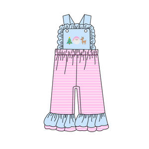 Vente en gros <span class=keywords><strong>de</strong></span> vêtements pour enfants sur mesure <span class=keywords><strong>Chemise</strong></span> <span class=keywords><strong>de</strong></span> <span class=keywords><strong>nuit</strong></span> <span class=keywords><strong>de</strong></span> Noël pour petites filles Père Noël Vêtements pour enfants Robes pour petites filles - Product Image 3