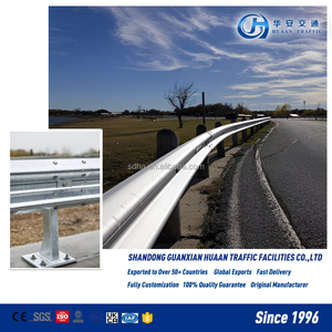 Barriere Stradali a Tre Onde per Autostrade ad Alta Velocità, Produttore di Barriere in Acciaio Zincato a Caldo - Product Image 5