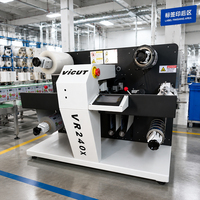 Machines de découpe automatique d'étiquettes numériques Coupe-rouleau d'étiquettes Solutions de finition d'étiquettes en rouleaux avec caméra ccd