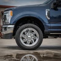 SL 22X10 28X12 26X12 26X14 Velg Truk Tempa Custom Super Single Deep Concave Matte Black dengan 8X165.1 8X170 untuk Ford F-250