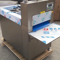 Trancheuse à viande congelée électrique commerciale entièrement automatique 220V 380V pour restaurants, nouvelle, haute performance, grande capacité, réglable, en alliage