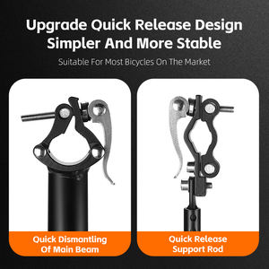 <span class=keywords><strong>Porte</strong></span>-bagages arrière pour vélo WEST BIKING, <span class=keywords><strong>porte</strong></span>-bagages pour vélo cargo, <span class=keywords><strong>porte</strong></span>-outils, vélo de montagne, grande capacité, <span class=keywords><strong>porte</strong></span>-bagages arrière léger pour vélo - Product Image 4