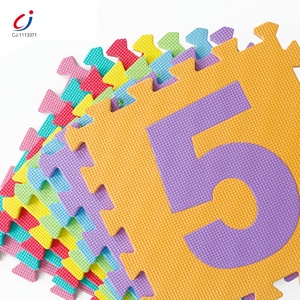 Chengji Chất lượng cao sơ sinh ngủ trong nhà hoạt động bọt Float Bảng chữ cái Playmat bé câu đố bò đầy màu sắc EVA thảm - Product Image 3