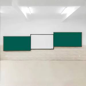 Tablero interactivo de muebles escolares con borde de aluminio Tablero deslizante <span class=keywords><strong>giratorio</strong></span> de 360 ° para material didáctico moderno - Product Image 1