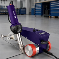 Soudeuse à air chaud automatique WELDY pour membranes en PP et PVC, toitures, bâches imperméables, bannières, machine de soudage à air chaud