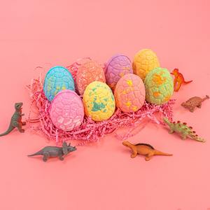 Bombas de Baño con Forma de Huevo de Dinosaurio, Marca Privada, Orgánicas, Naturales, Set de Regalo, Multicolores, Aroma Floral, 60g, Relajantes e Hidratantes - Product Image 2