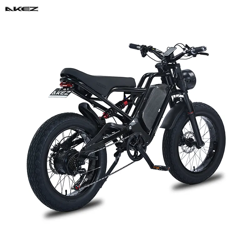 2023 Vélo électrique Stock prêt Tamobyke Mountain Fatbike Eu et USA Pas cher 20 pouces Gros pneu Ebike Motos Vélo électrique Facto