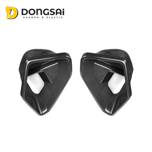 Pour <span class=keywords><strong>X6</strong></span> G06 LCI MP Style <span class=keywords><strong>2023</strong></span> – Nouvelles aérations de pare-chocs avant en fibre de carbone sèche avec clips, matériau préimprégné <span class=keywords><strong>2023</strong></span> - Product Image 4