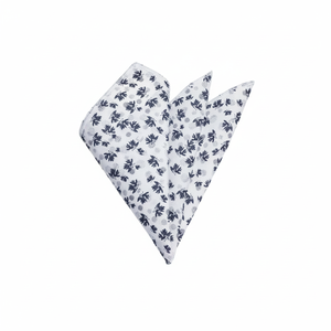 Pañuelo de bolsillo gris con estampado floral, accesorios de moda para hombre adulto, talla única, tejido de tela. - Product Image 2