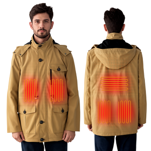 Giacca Bomber da Uomo Autunno Inverno Streetwear 90% Imbottitura in Piuma d'Oca Traspirante Chiusura Monopetto Design a Blocchi di Colore - Product Image 1