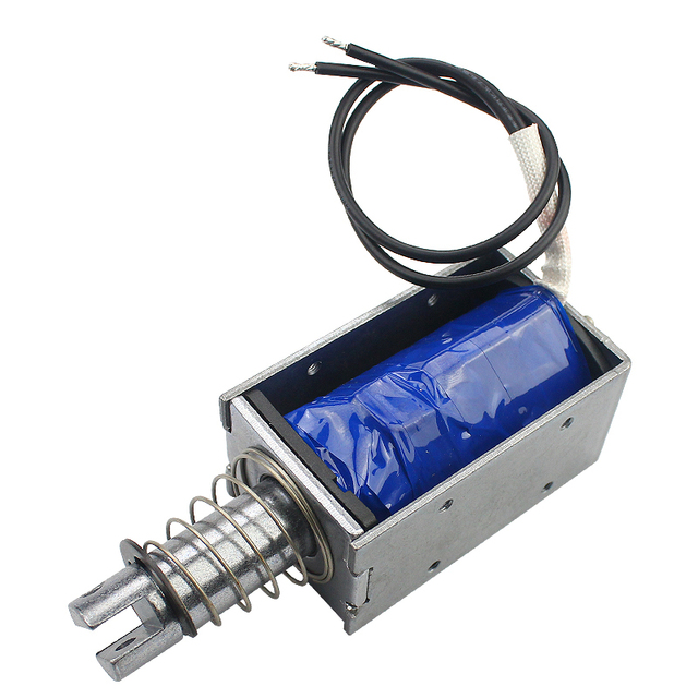LY019 Powerful Push-pull Electromagnet DC12v24v Electromagnetic Traction Telescopic Rod Stroke 23mm Electromagnetic Cabinet Lock