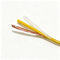 Fil de cuivre souple en aluminium THN/THW/THHN PVC à âme unique 1-14 AWG 600V/1kV pour installations domestiques