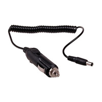 Câble spiralé 12V pour allume-cigare vers 5.5x2.1mm DC avec indicateur LED, cordon d'alimentation de voiture à ressort