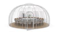 Dômes de tente géodésiques pour piscine extérieure, maison à bulles, chambre ciel étoilé pour villas, parcs extérieurs